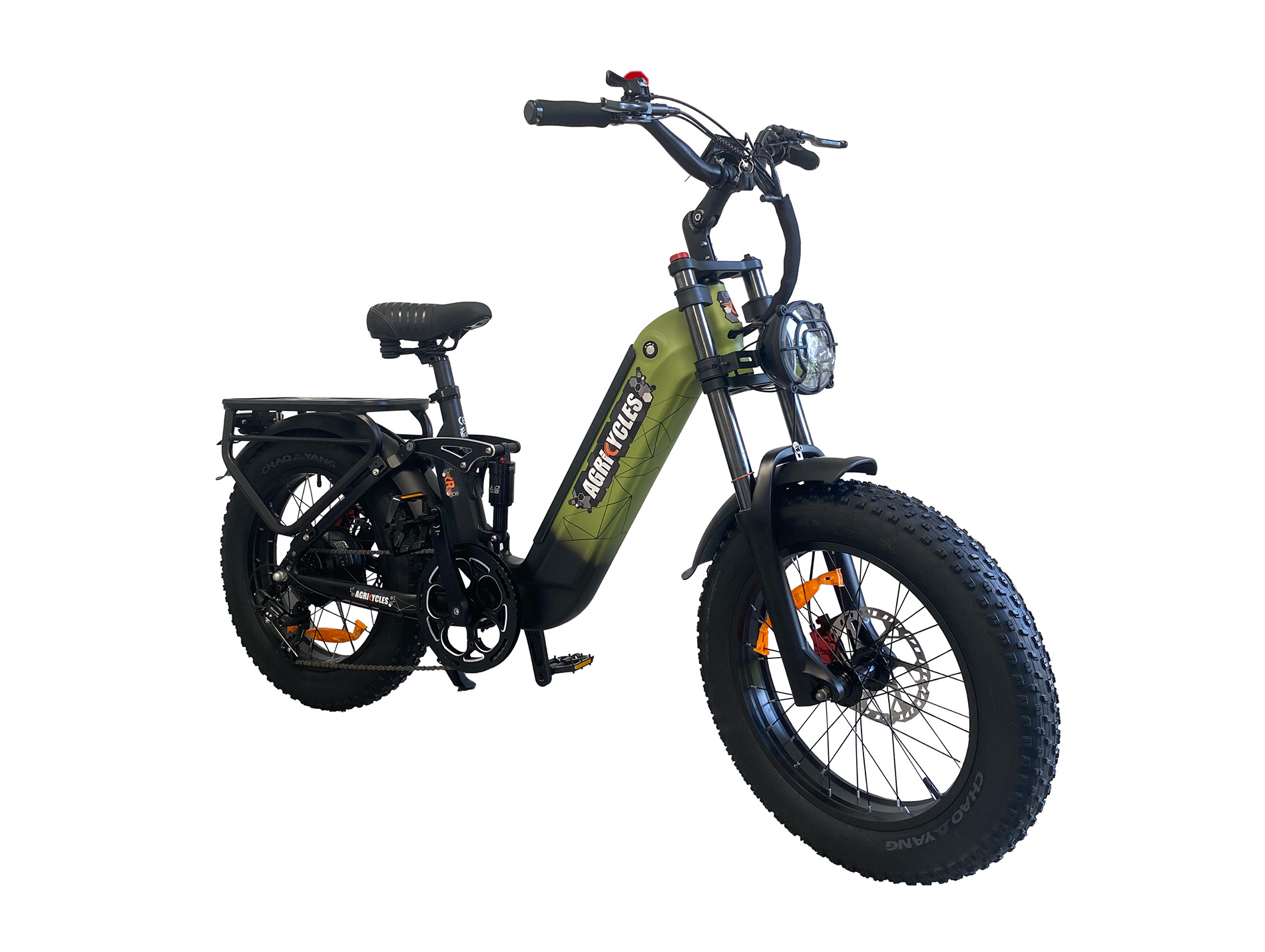 Vélo électrique tout-terrain AGRICYLCLES CR20 vert